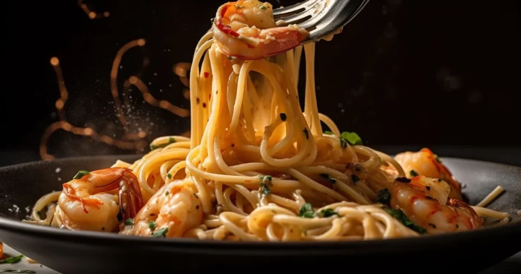 chicken and shrimp alfredo