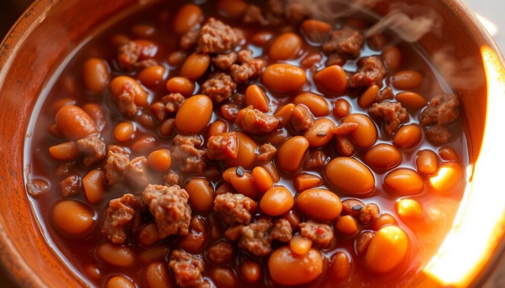 How to Cook Baked Beans and Ground Beef Together