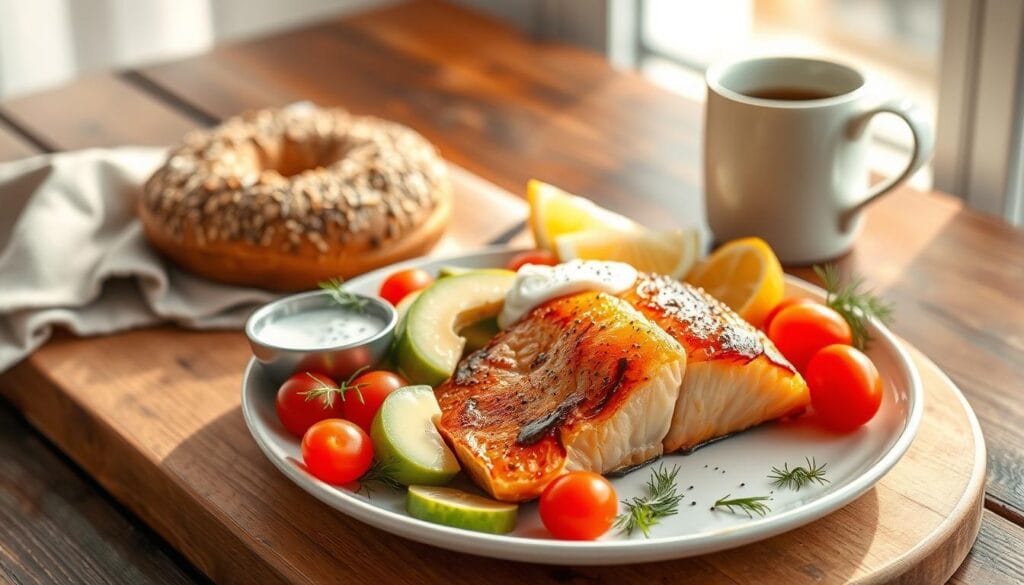 Balanced Salmon Breakfast Plate