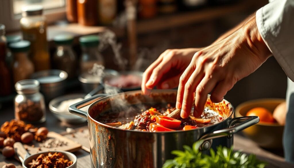 Boneless Beef Short Ribs Sauce Preparation