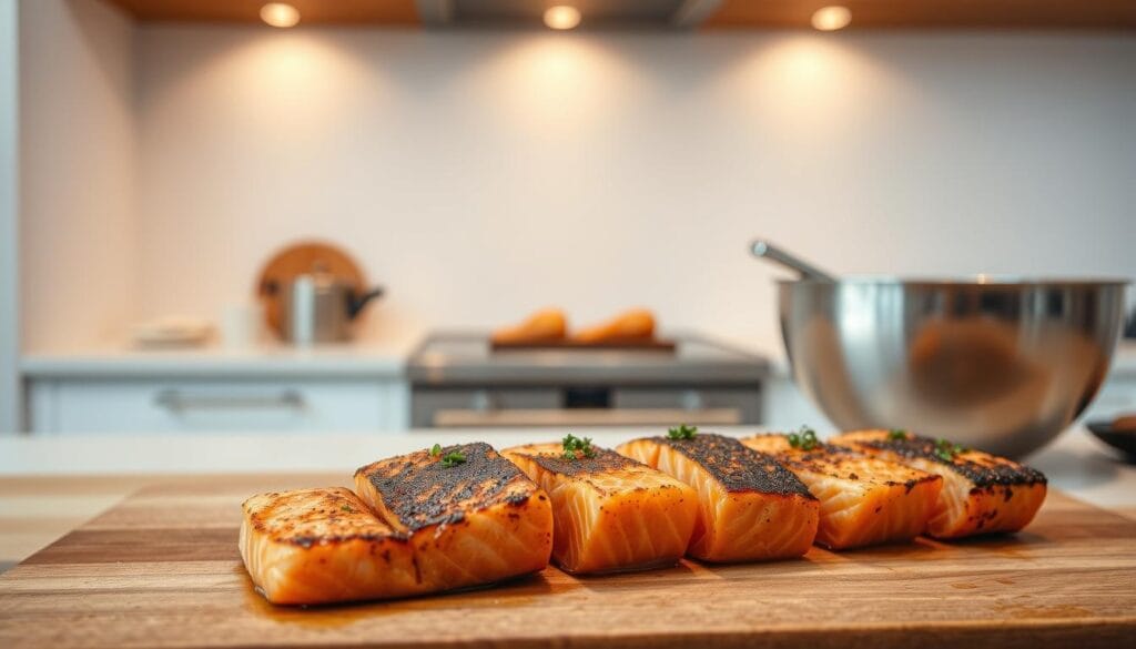 Cooking Salmon Bites Cooking Salmon Bites