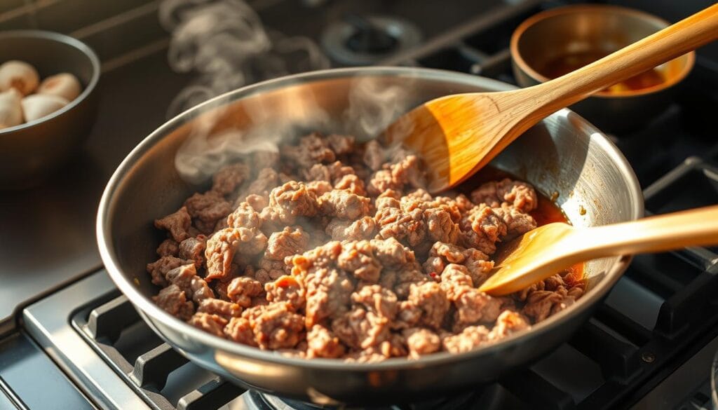 Ground Beef Bulgogi Cooking Process Ground Beef Bulgogi Cooking Process