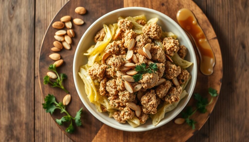 Ground Chicken and Cabbage Recipe Serving Ideas