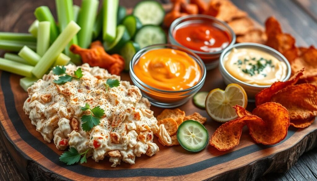 Keto Chicken Wing Dip Variations