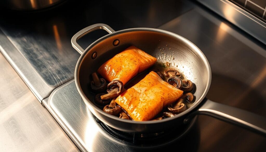 Salmon and Mushrooms Cooking Techniques Salmon and Mushrooms Cooking Techniques
