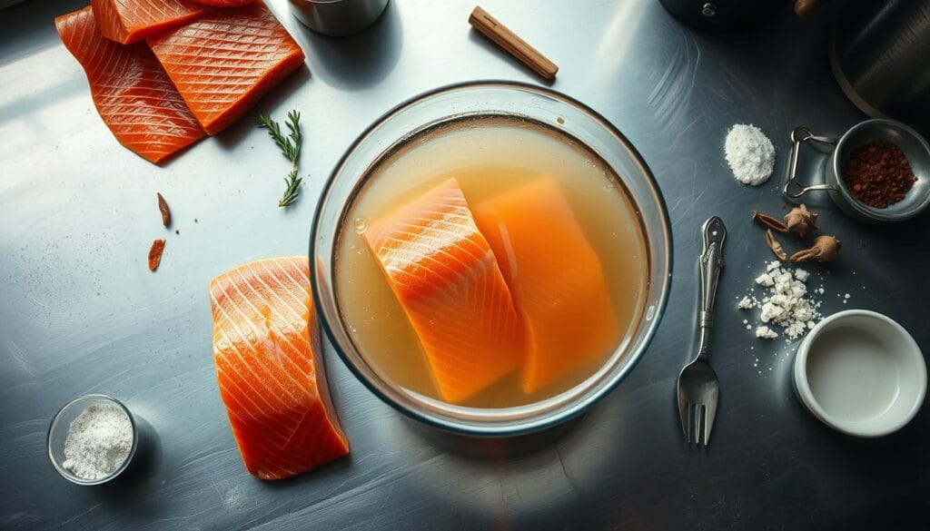 Smoked Salmon Brining Process Smoked Salmon Brining Process