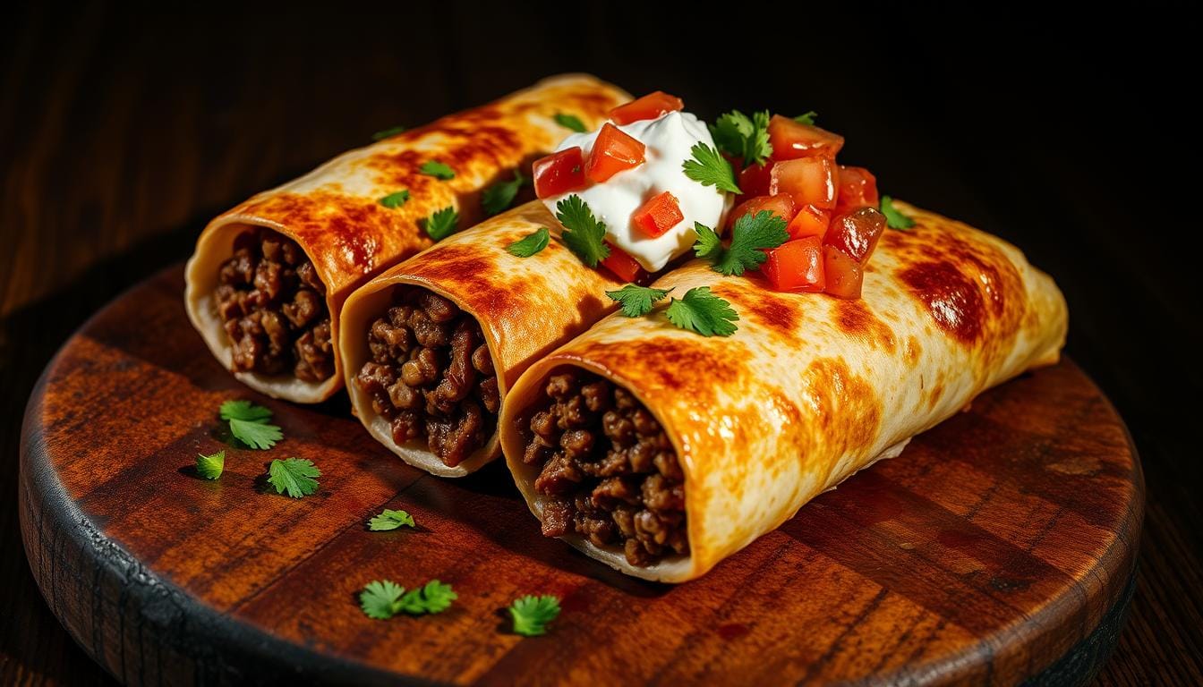 beef chimichanga