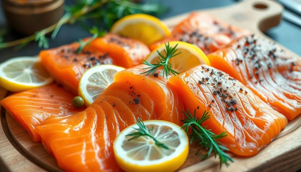 cold smoked salmon