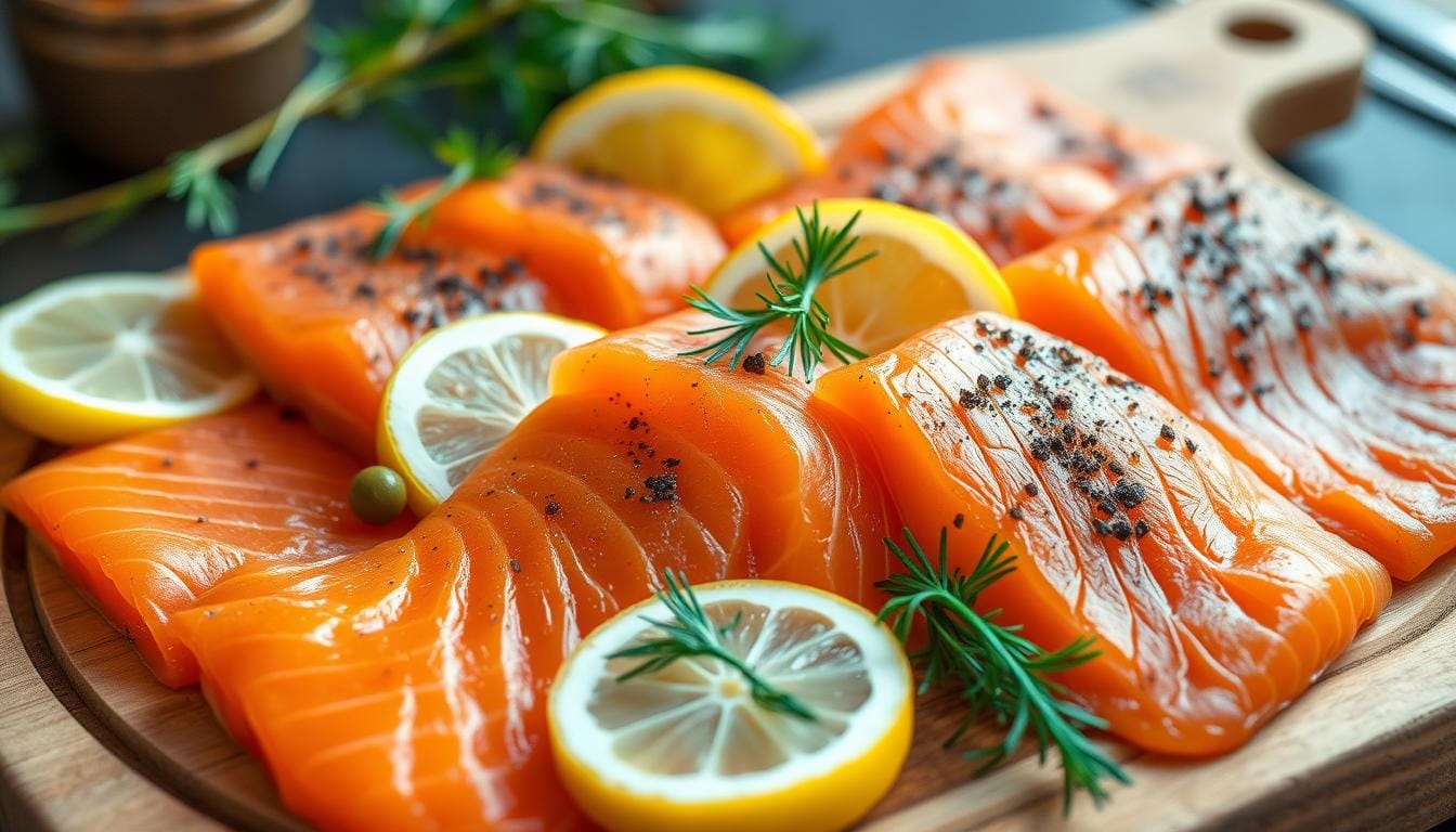 cold smoked salmon