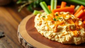 keto buffalo chicken dip