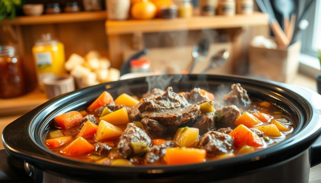 Beef Flank Slow Cooker Vegetable Stew