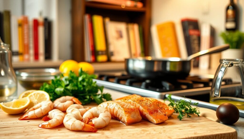 Beginner-friendly shrimp and salmon recipes