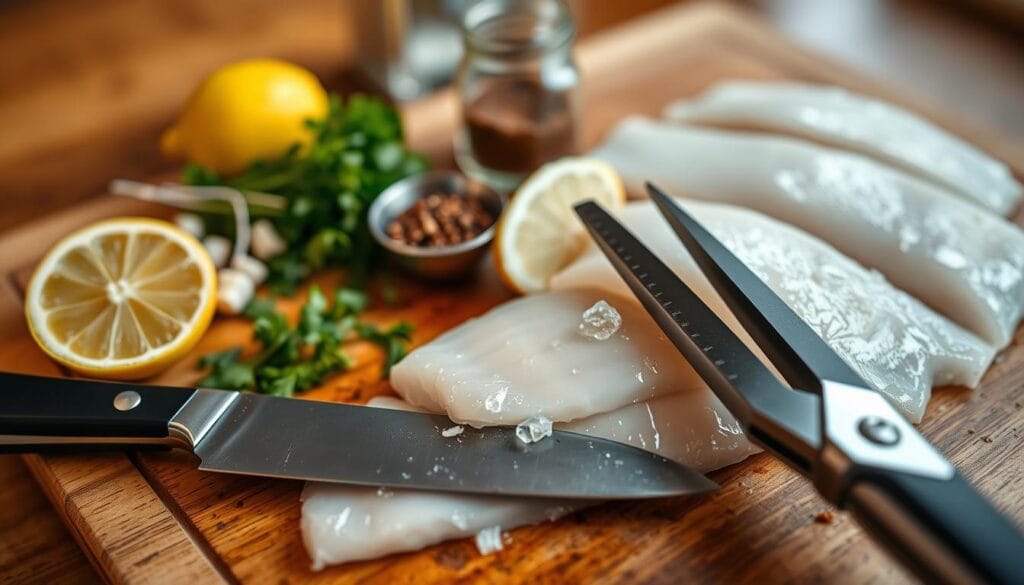 Lingcod preparation techniques
