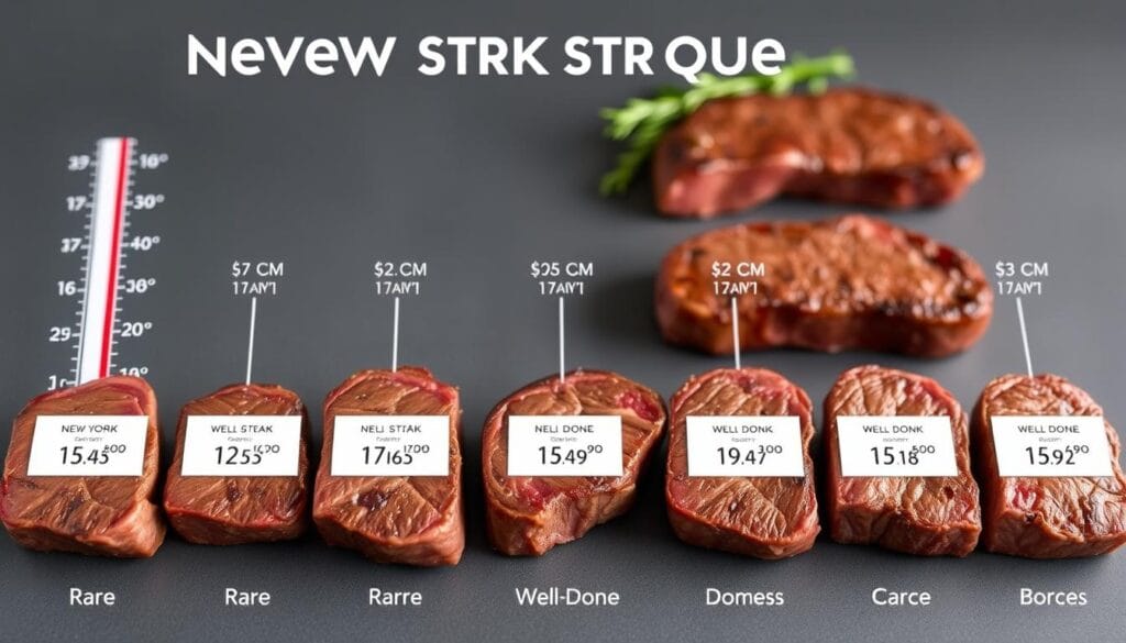 NY Strip Steak Doneness Temperature Guide