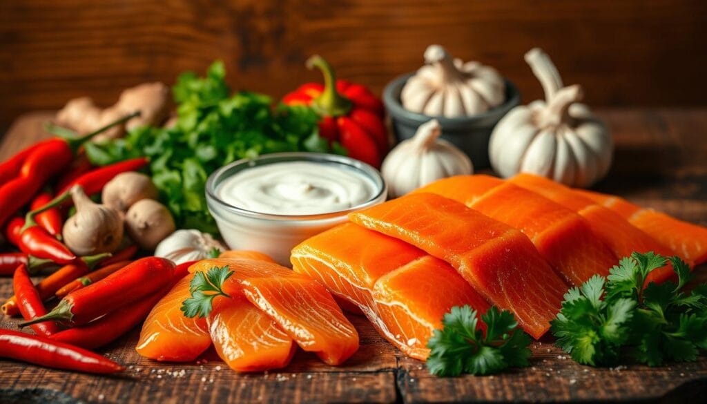 Spicy Salmon Sauce Ingredients Spicy Salmon Sauce Ingredients
