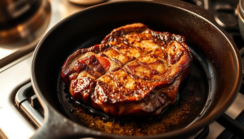 how to cook a steak in a pan