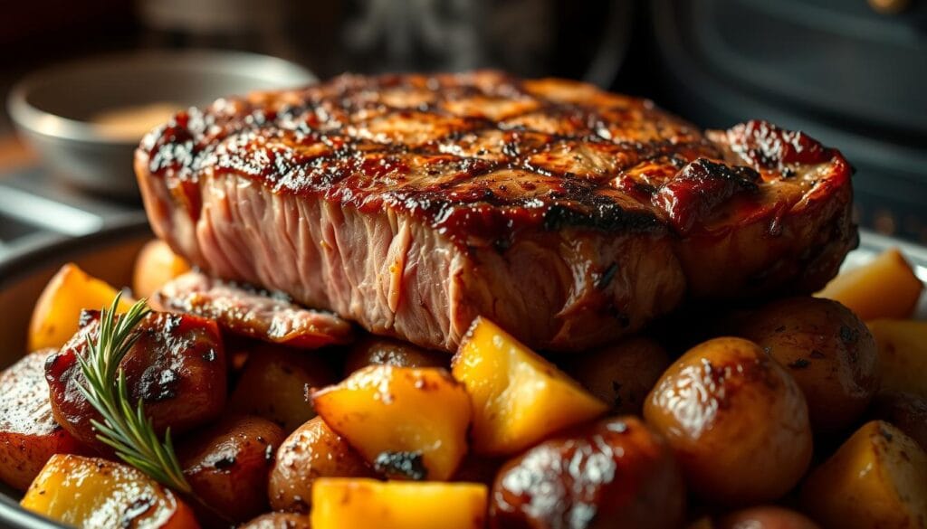 oven-cooked steak oven-cooked steak