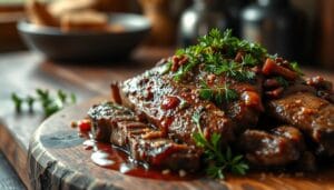 slow cooker flank steak