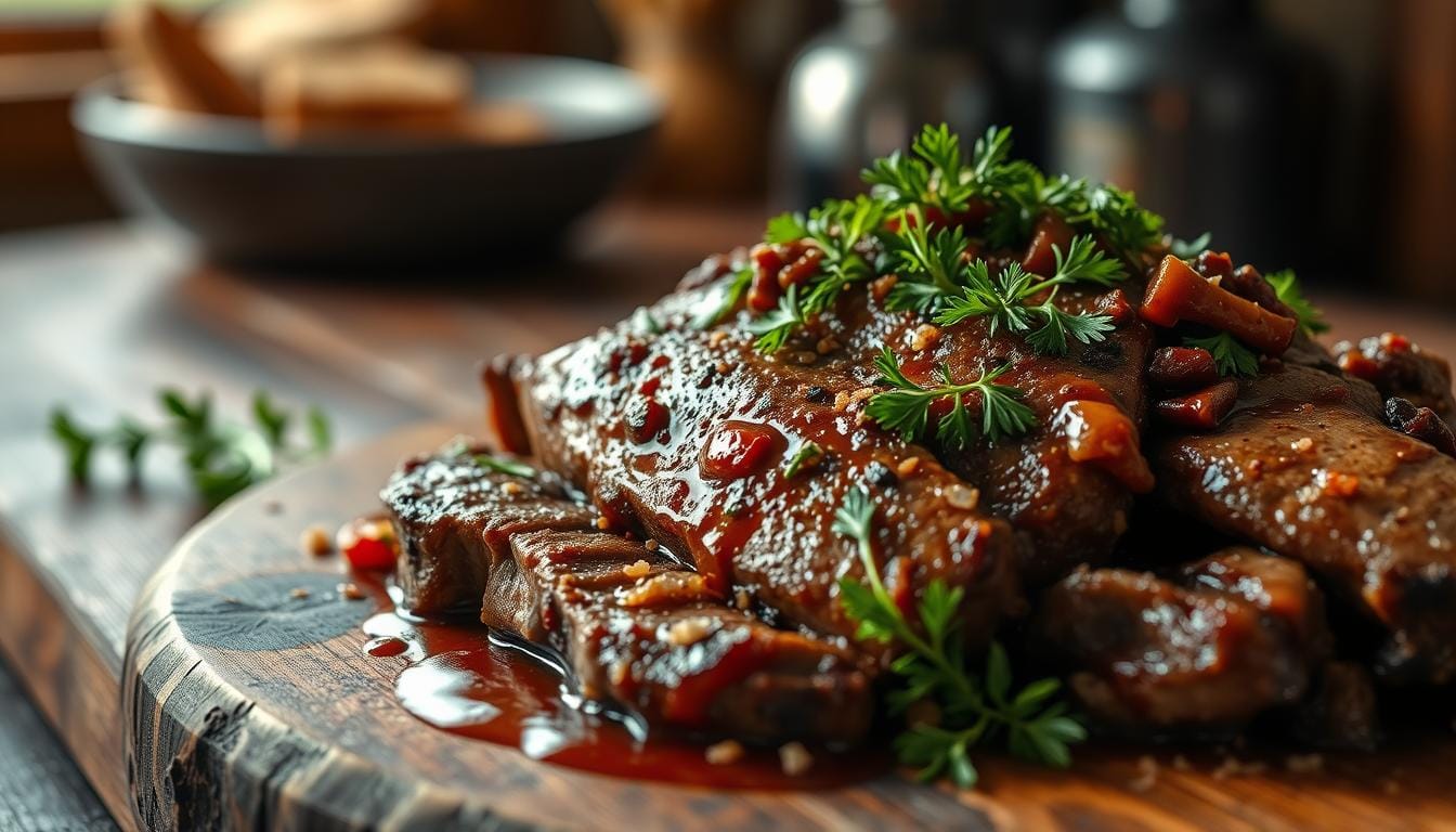 slow cooker flank steak